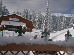 Gulmarg - Himalaya - Cachemire - Inde - Base de Gulmarg