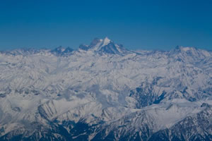 Gulmarg Ski - Vue de l'avion