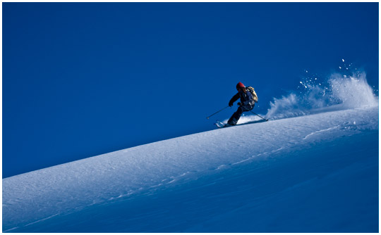 Gulmarg Ski - On a blue Bird Day Image